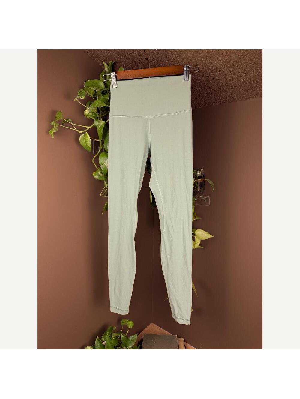 lululemon Align High-Rise 25” Sage Green Leggings Size 4